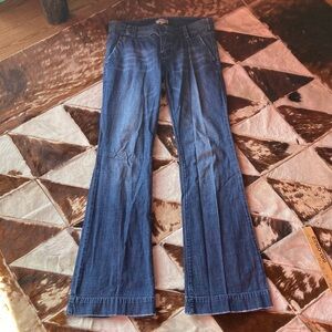 Abercrombie & Fitch Dark Blue Flare Jeans
